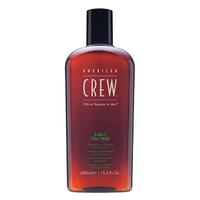 AMERICAN CREW Шампунь, кондиционер и гель для тела 3 in 1 Tea Tree