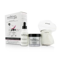 PHILOSOPHY The Microdelivery Overnight Anti-Aging Peel: Peel Solution 50ml/1.7oz + Night Gel 60ml/2oz + Cotton Pads 24pcs