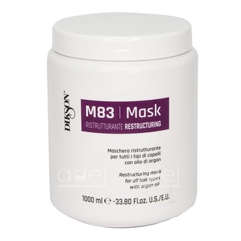 Реструктурирующая маска для волос с маслом арганы Restructuring M83