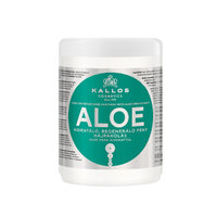 KALLOS COSMETICS Маска для увлажнения и восстановления сухих и поврежденных волос с экстрактом алоэ вера Aloe